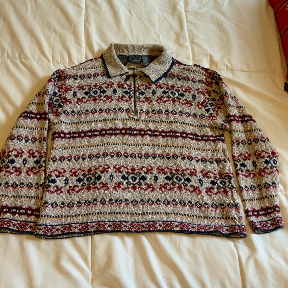 Woman’s heavy sweater
